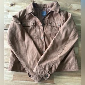 Reitmans brown suede jacket